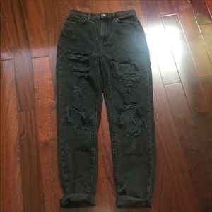 BDG Distressed Black Jean